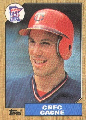 1987 Topps Baseball Cards      558     Greg Gagne